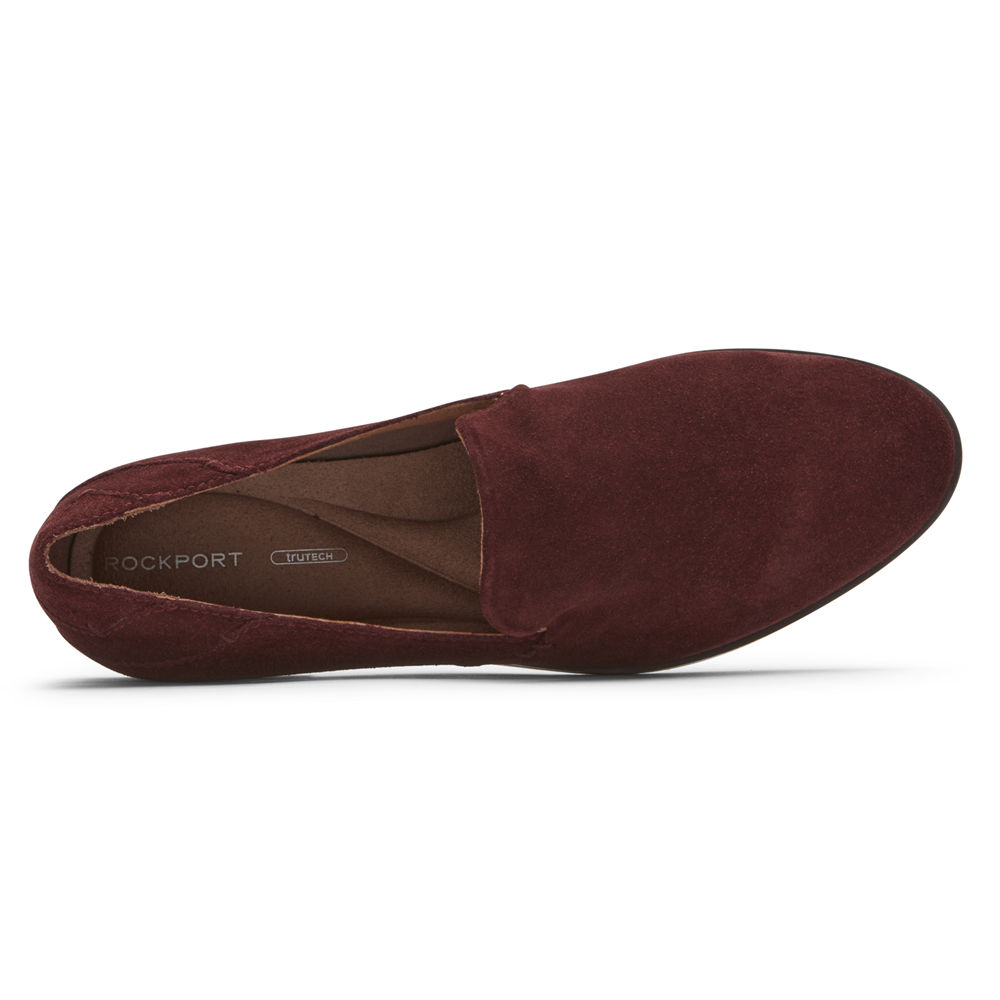 Rockport Womens Perpetua - Loafers Burgundy - LJE915327